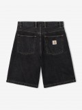 Carhartt WIP Brandon Black Denim Shorts Carhartt WIP Brandon Black Denim Shorts
