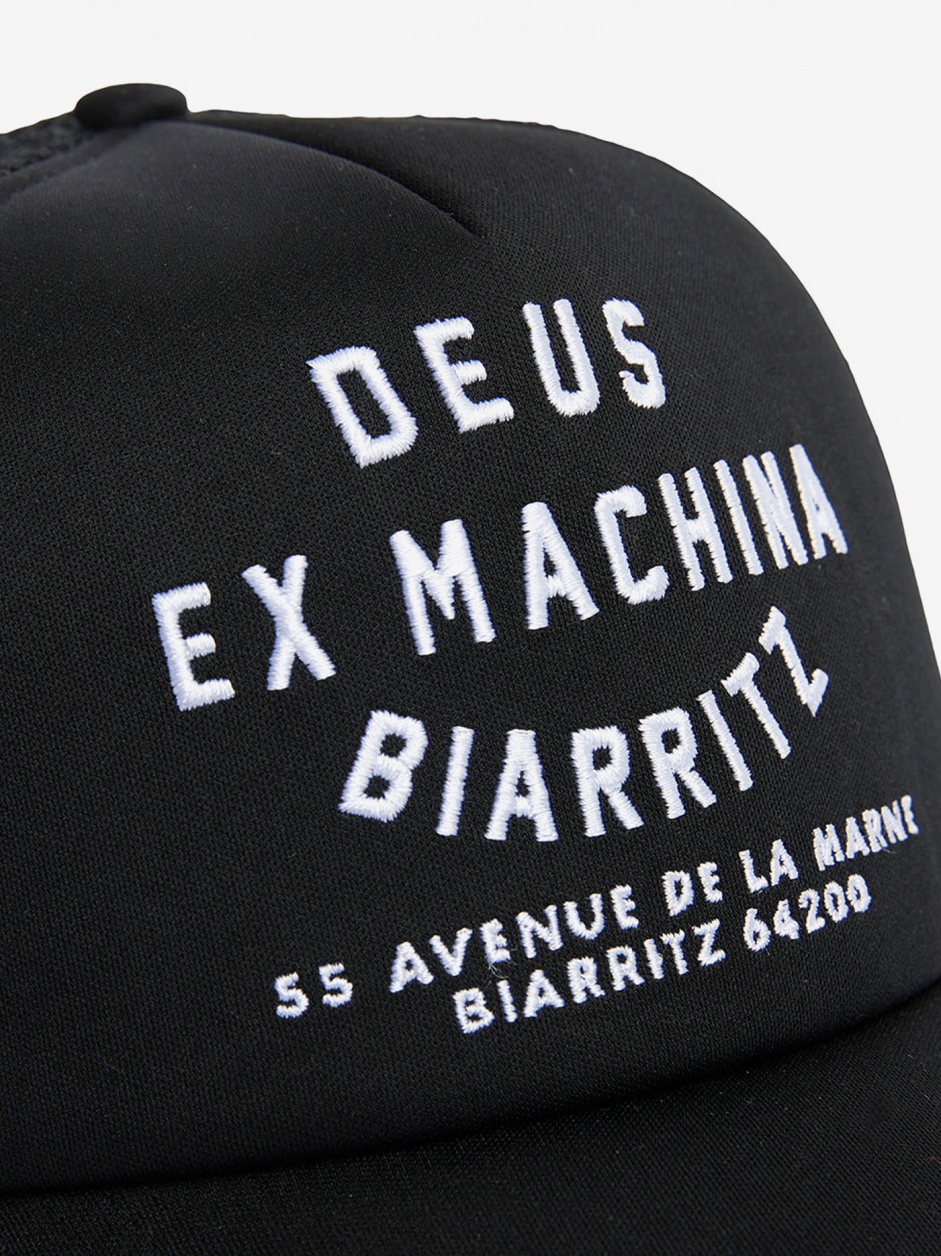 Boné Deus Ex Machina Biarritz Address Trucker Preto