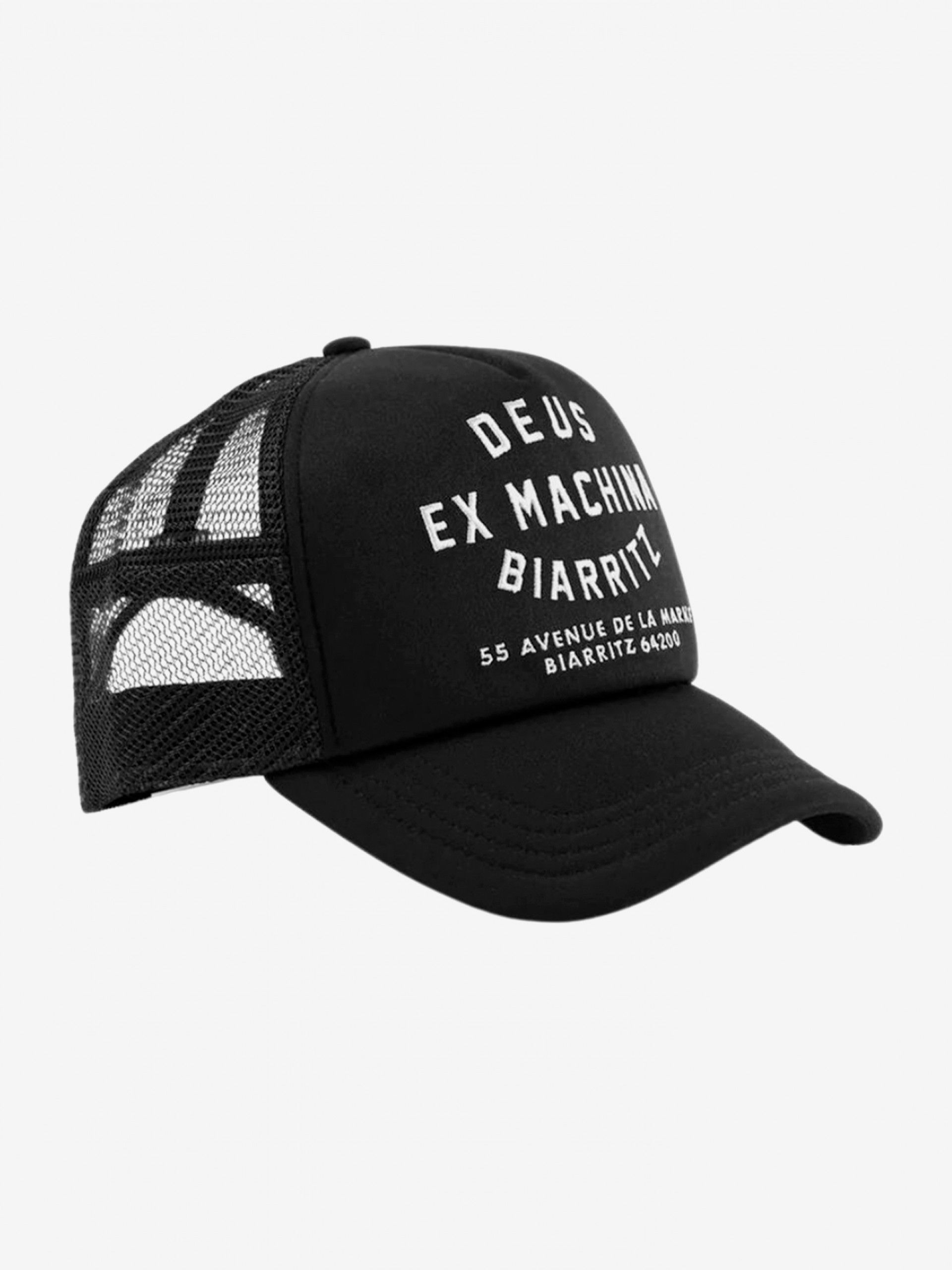 Boné Deus Ex Machina Biarritz Address Trucker Preto
