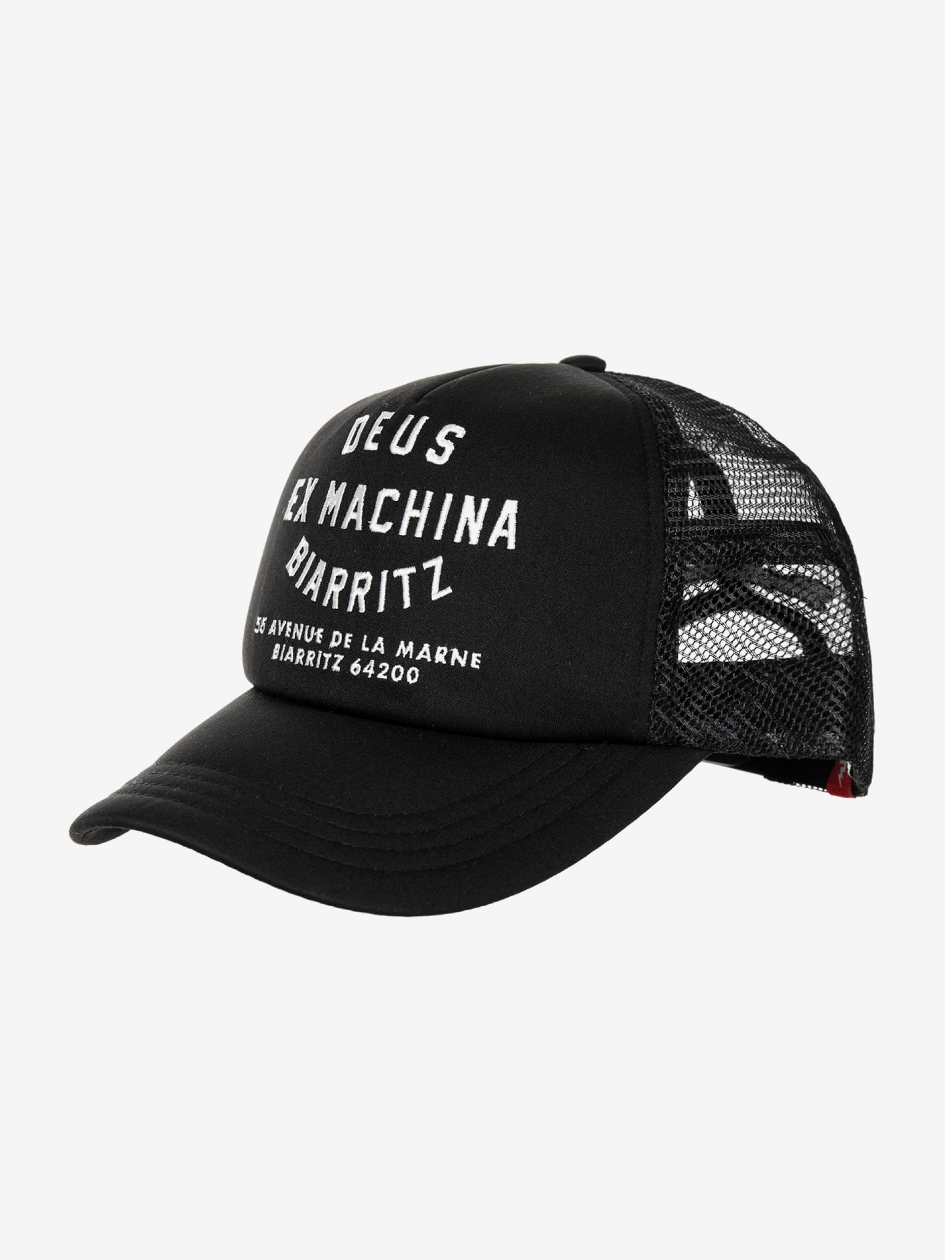 Boné Deus Ex Machina Biarritz Address Trucker Preto