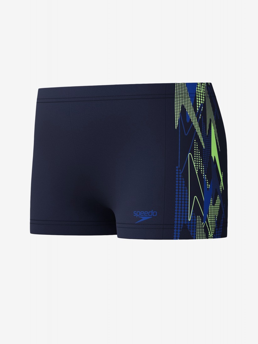 Cal��es de Nata��o Speedo Placement Aquashort Kids Azuis