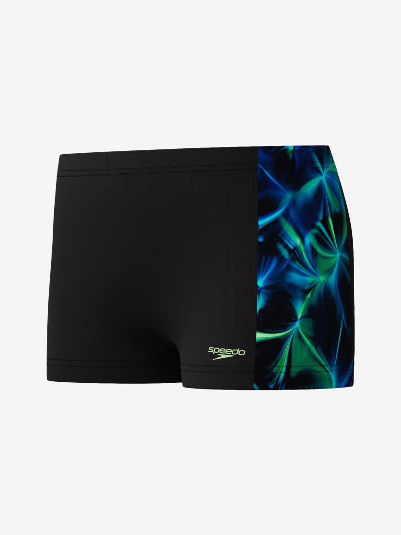 Cal��es de Nata��o Speedo Printed Aquashort Kids Azuis