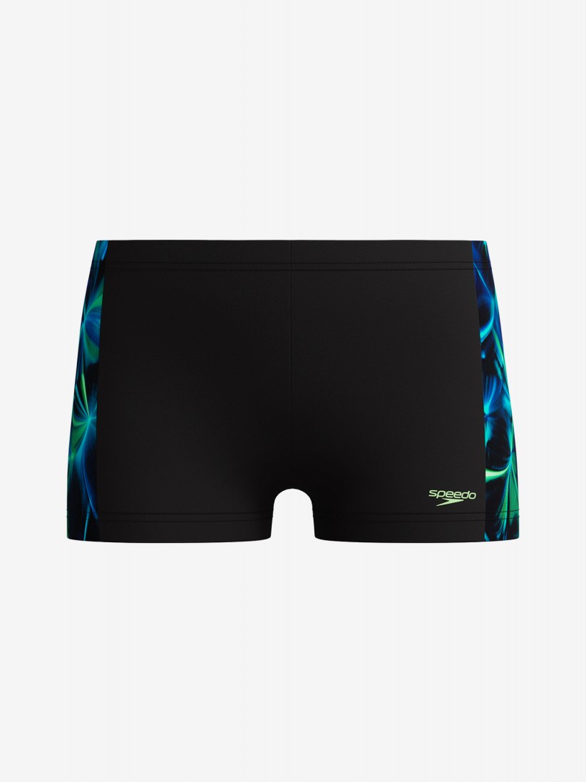 Cal��es de Nata��o Speedo Printed Aquashort Kids Azuis