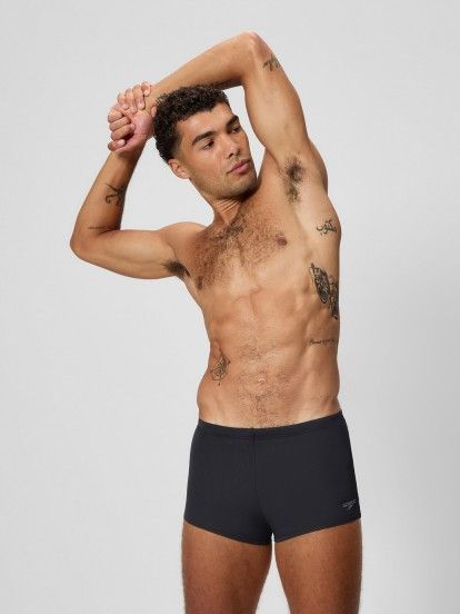 Cal��es de Nata��o Speedo Hyperboom Square Leg Pretos e Cinzentos