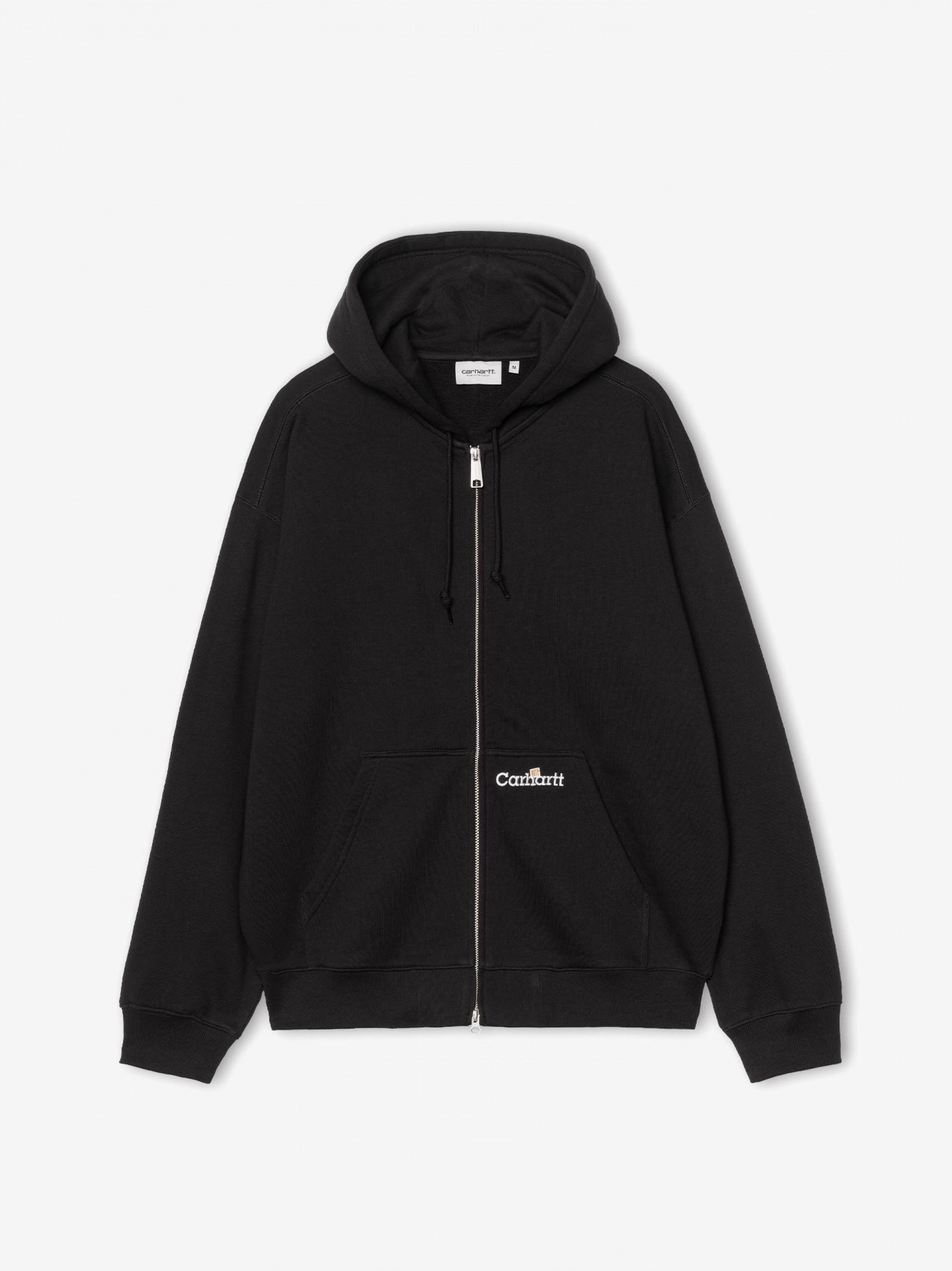 Carhartt WIP Label Black Hooded Jacket