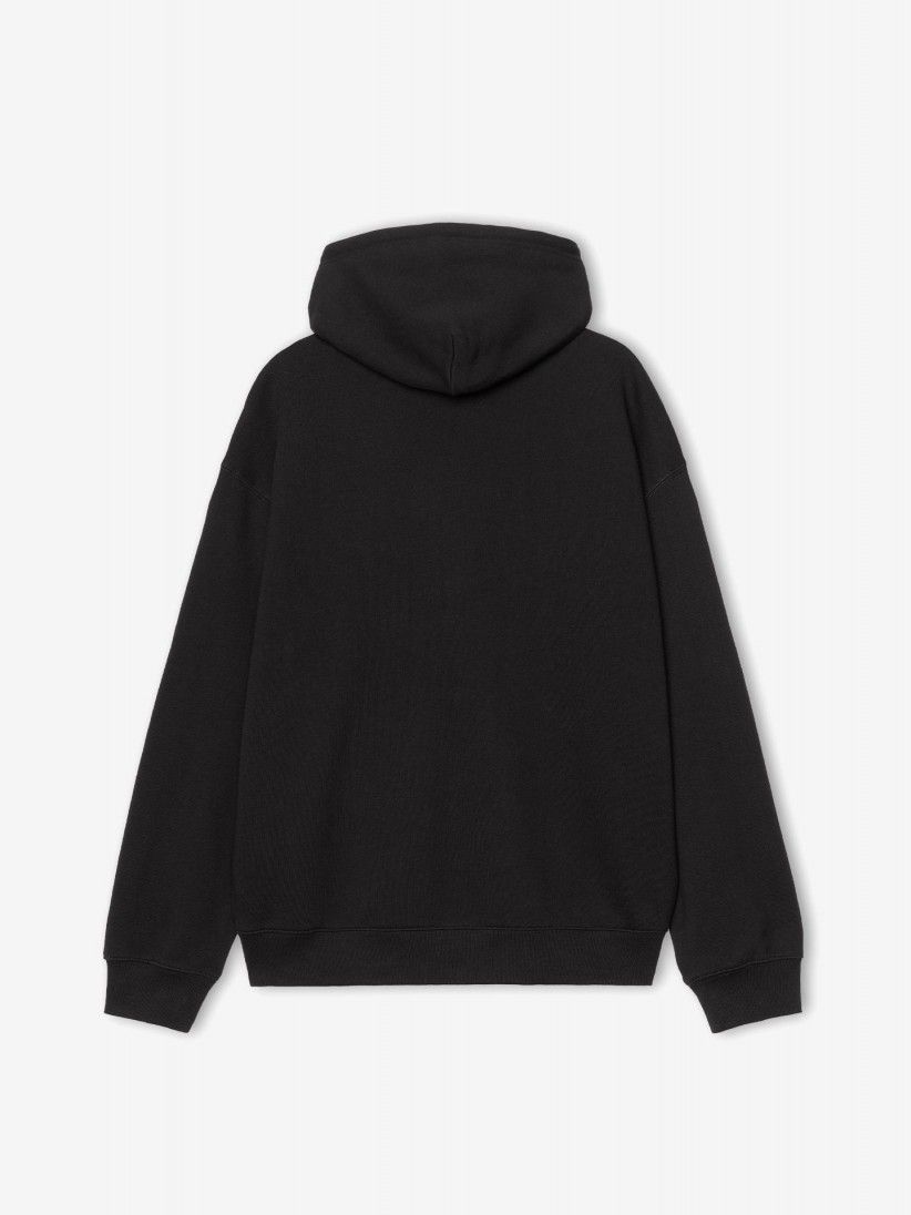 Carhartt WIP Label Black Hooded Jacket