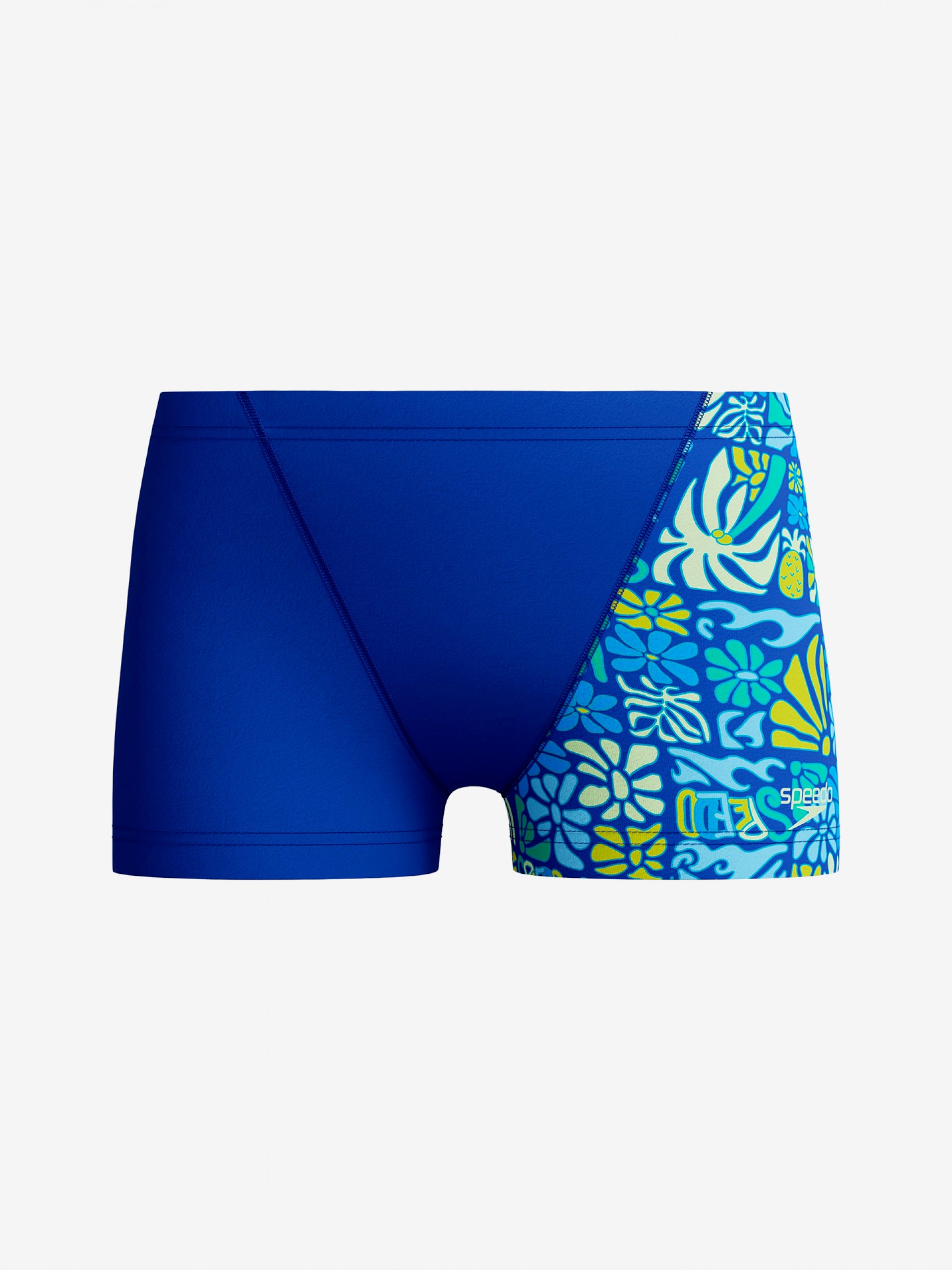Bañador de Natación Speedo Print V-Cut Kids Azul y Verde