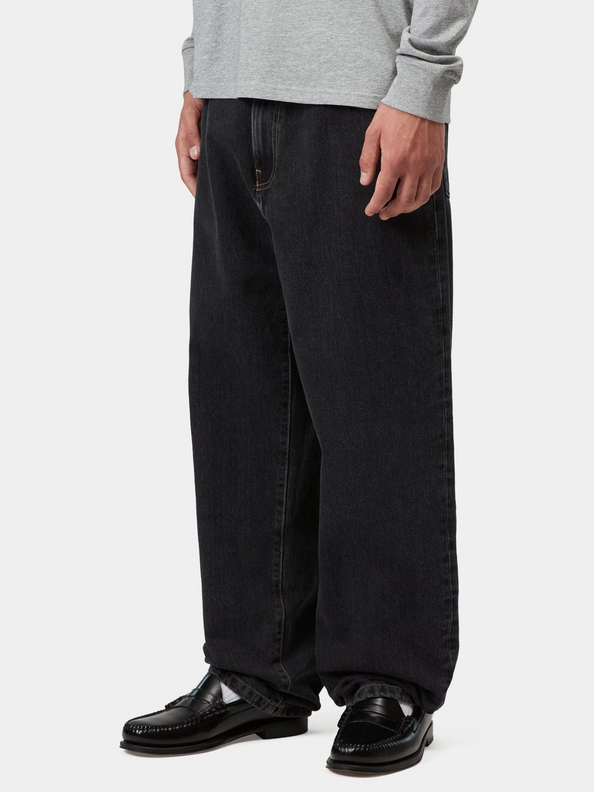 Pantalones Vaqueros Carhartt WIP Aaron Negros