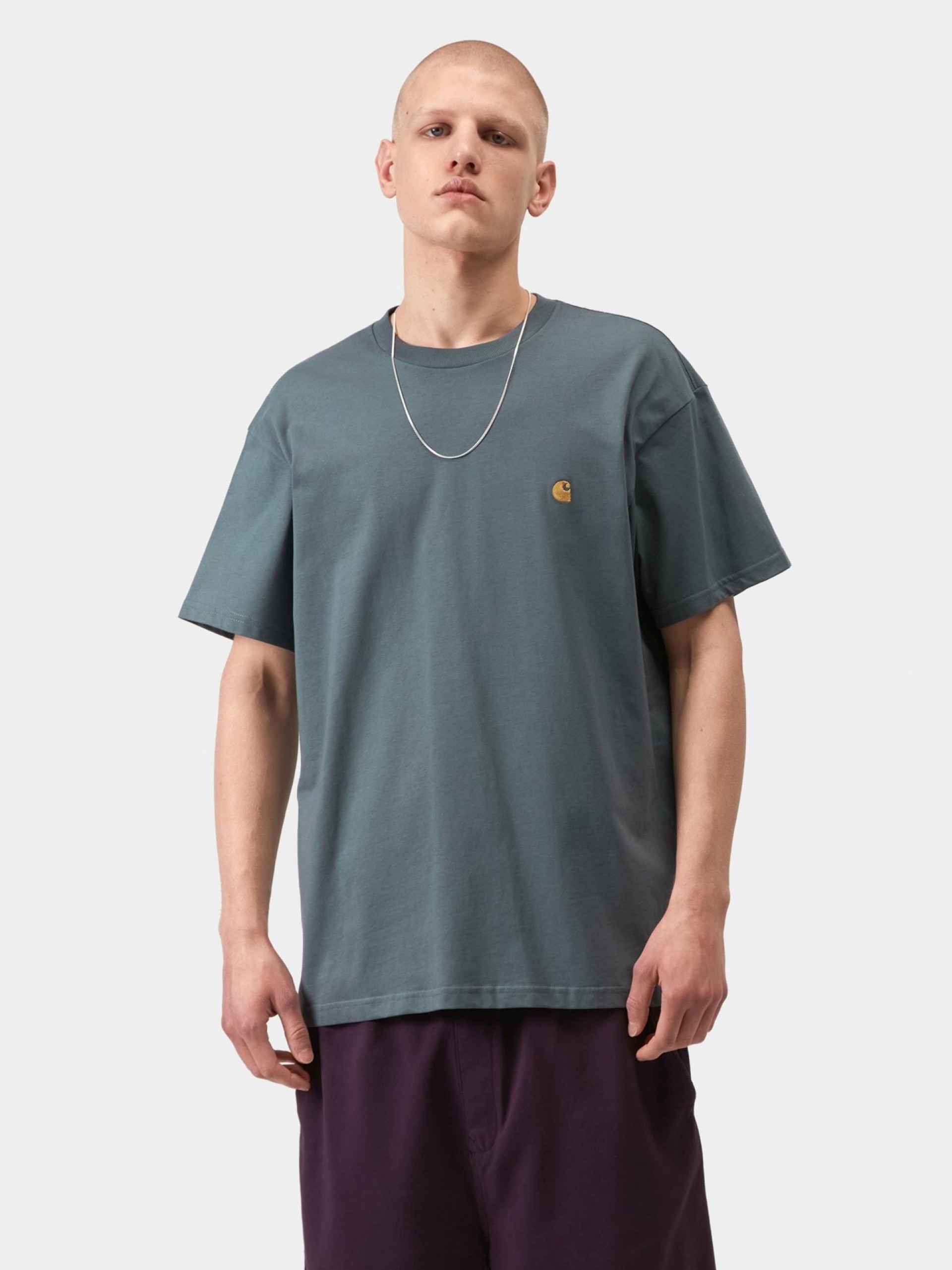 T-shirt Carhartt WIP Chase Verde