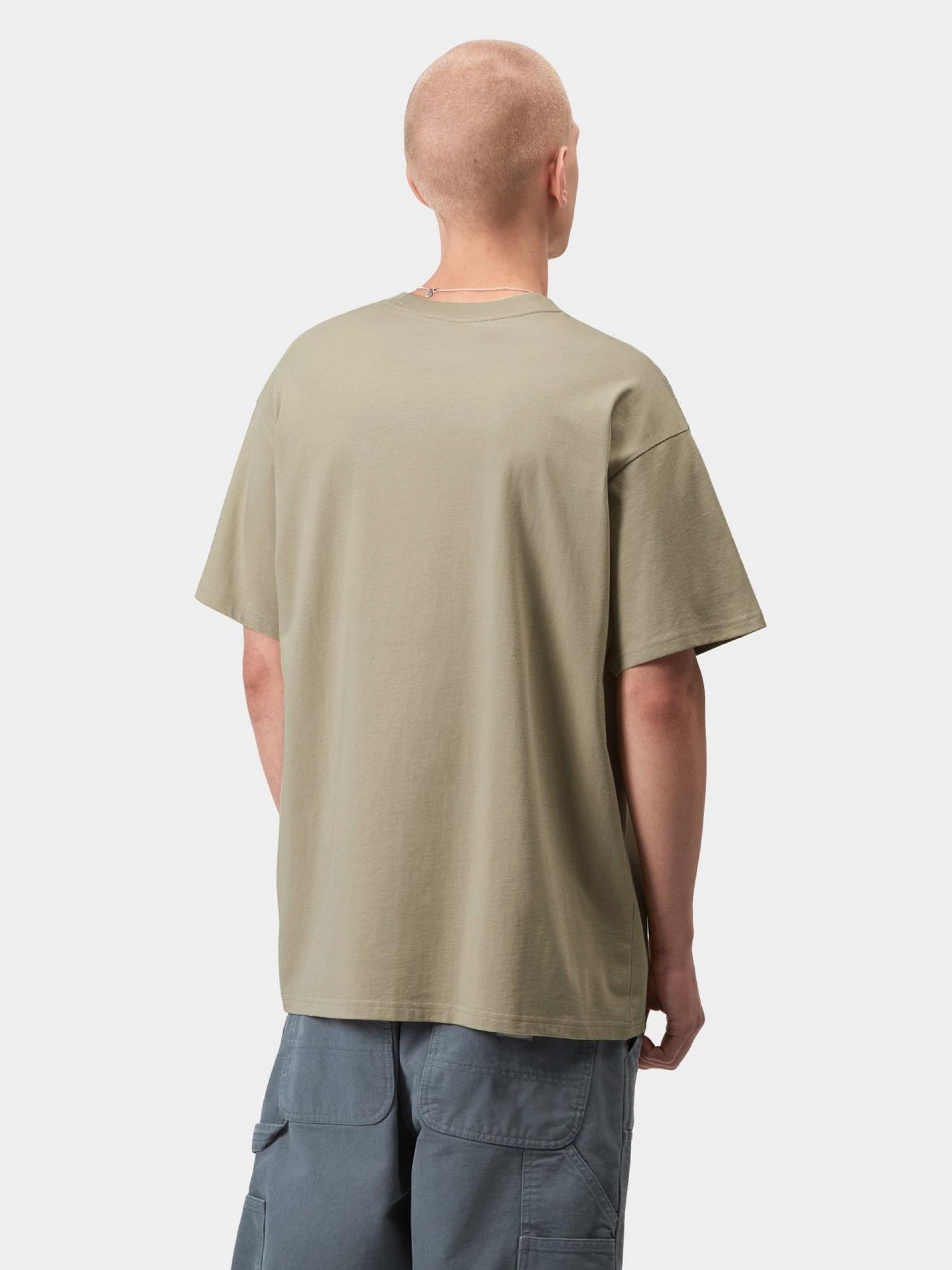 T-shirt Carhartt WIP Script Embroidery Caqui