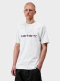 T-shirt Carhartt WIP Script Cinzenta