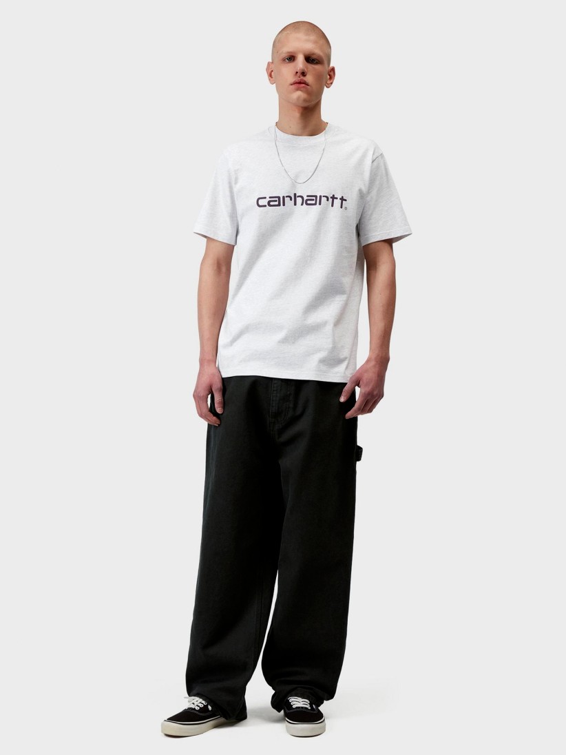 T-shirt Carhartt WIP Script Cinzenta