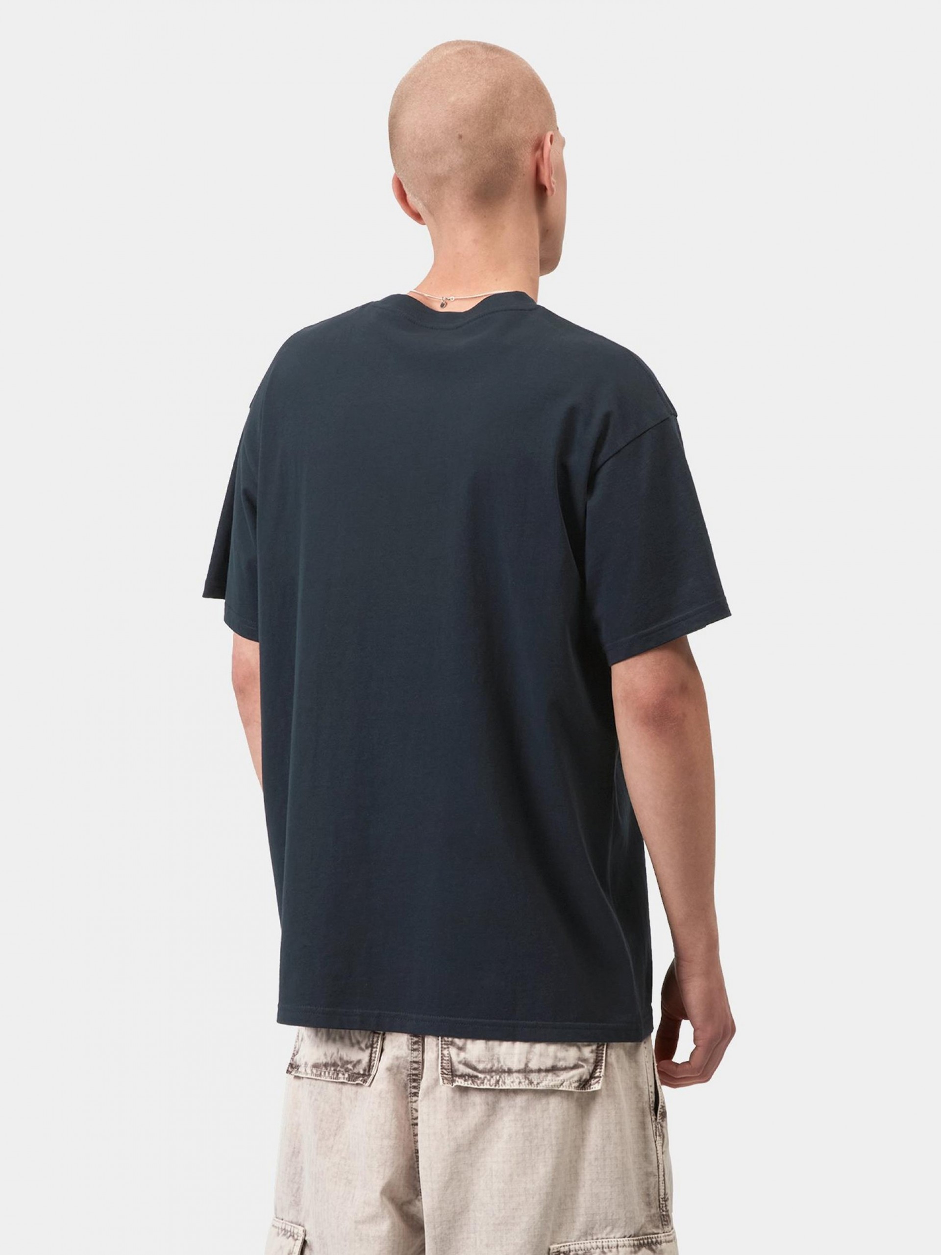 Camiseta Carhartt WIP Script Embroidery Azul