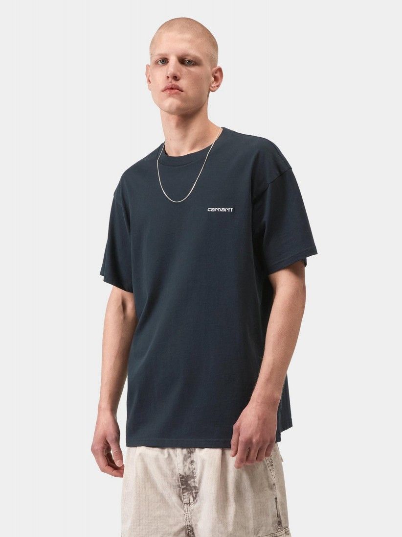 Carhartt WIP Script Embroidery Blue T-shirt