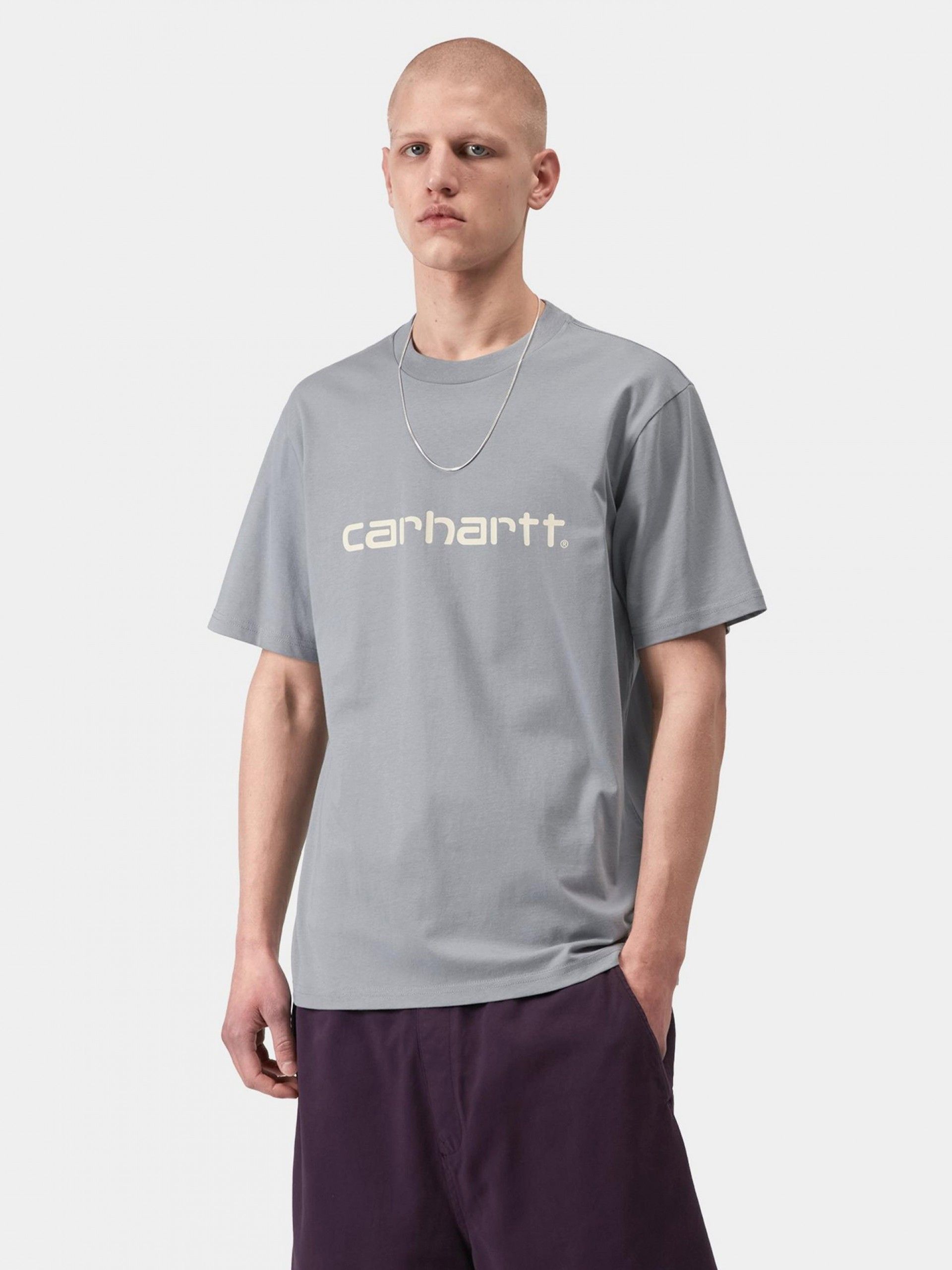 T-shirt Carhartt WIP Script Azul