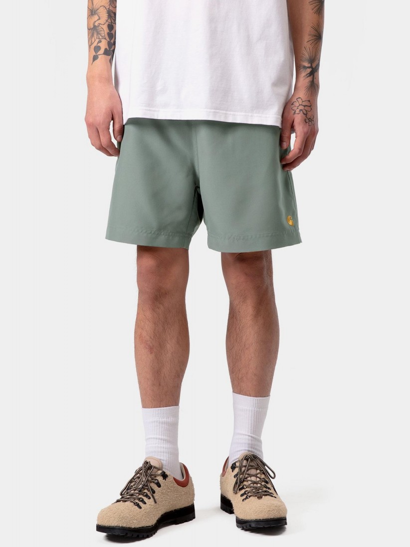 Carhartt WIP Chase Green Swimming Shorts