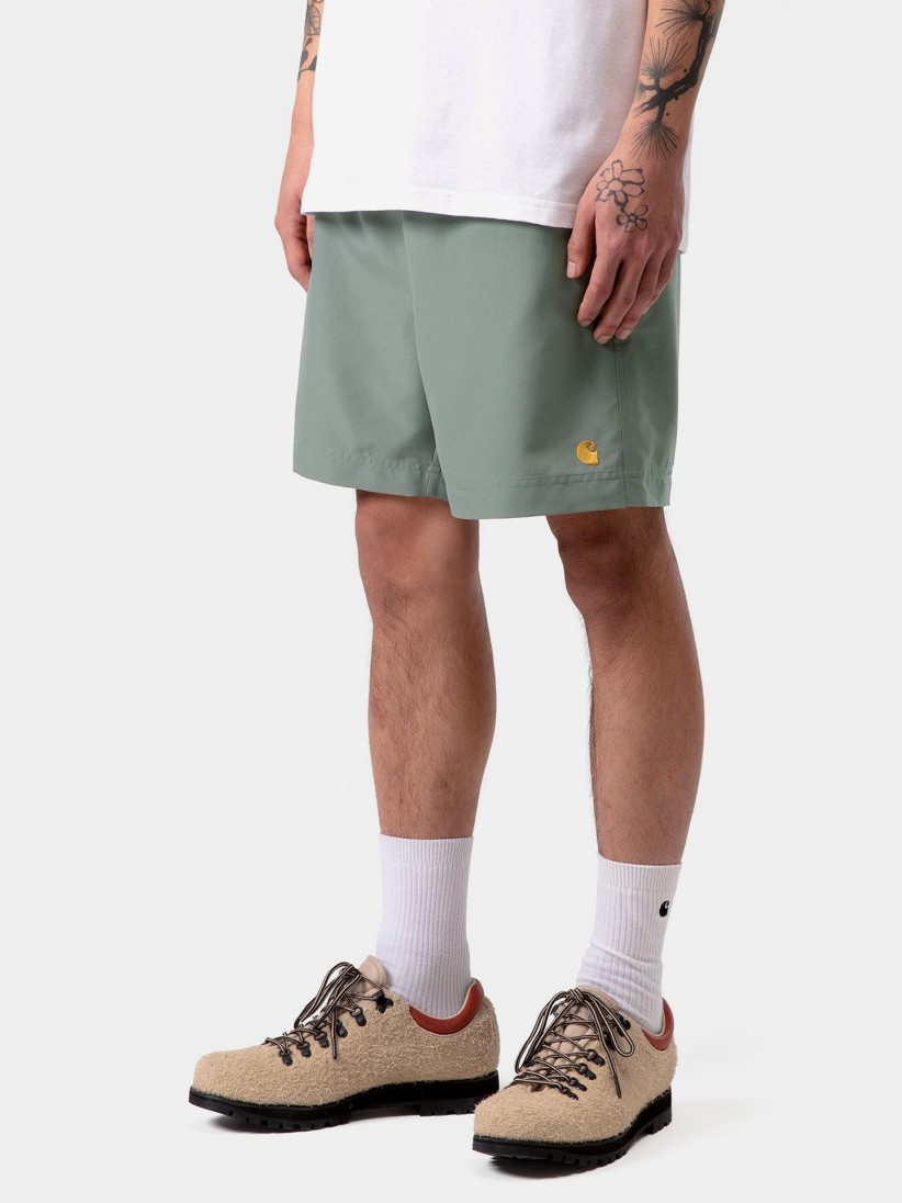 Carhartt WIP Chase Green Swimming Shorts