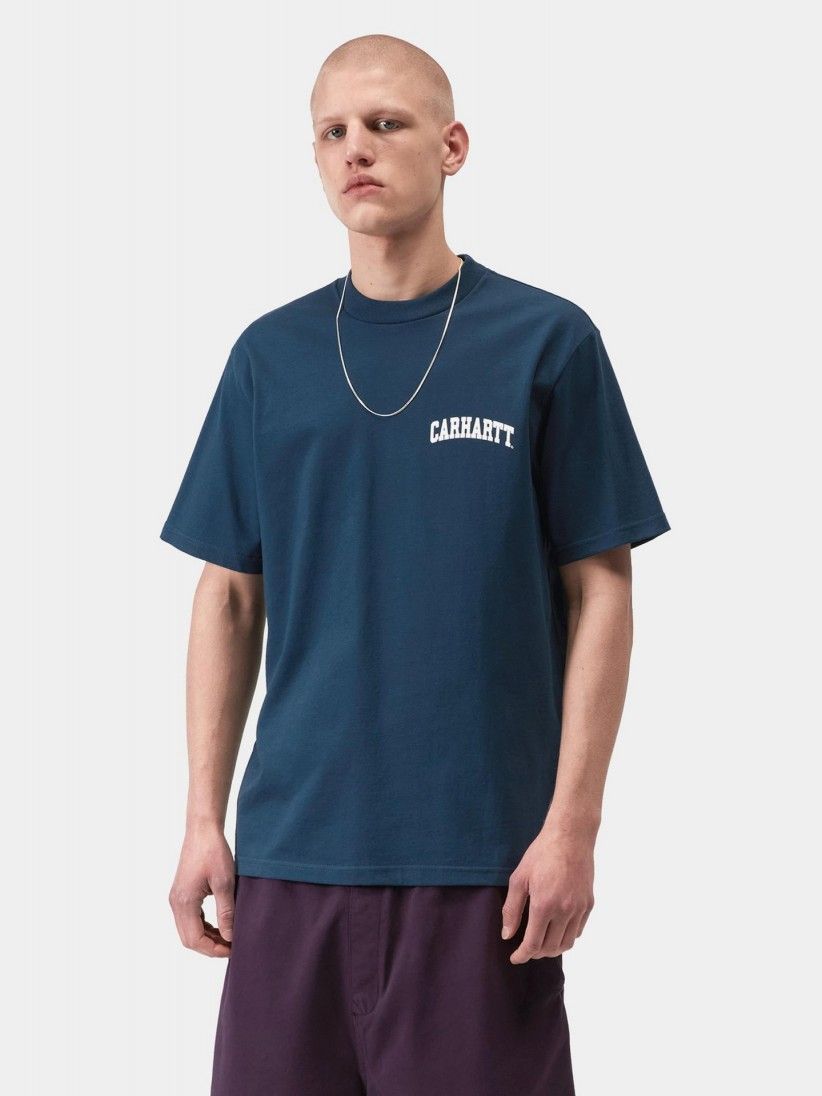 Carhartt WIP University Script Blue T-shirt