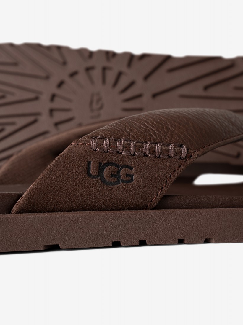 Chinelos Ugg Seaside II Castanhos Para Homem