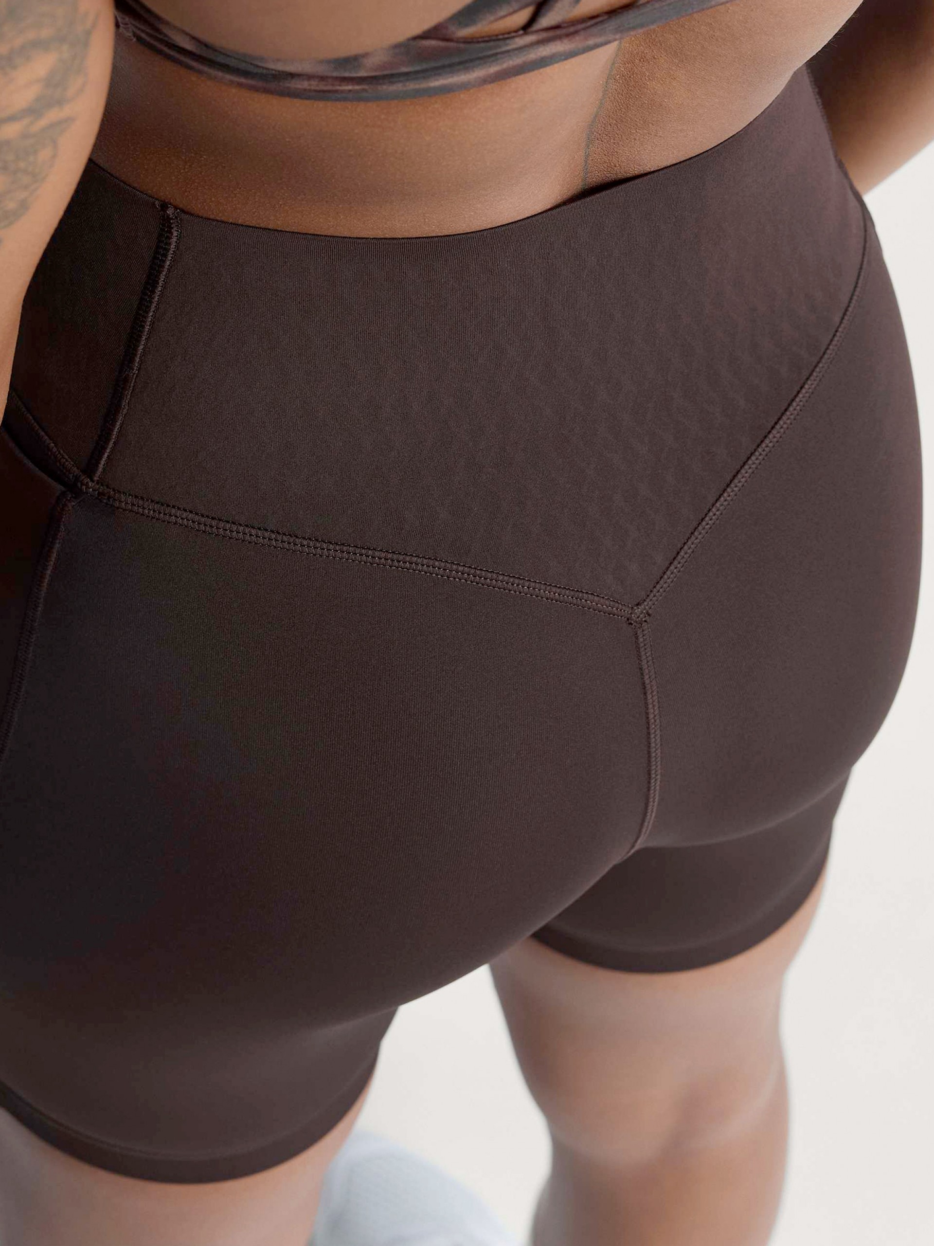 Adidas Optime Power Climacool 13cm W Brown Biker Shorts