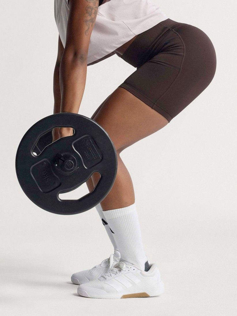 Pantalones Cortos de Ciclismo Adidas Optime Power Climacool 13cm W Marrones