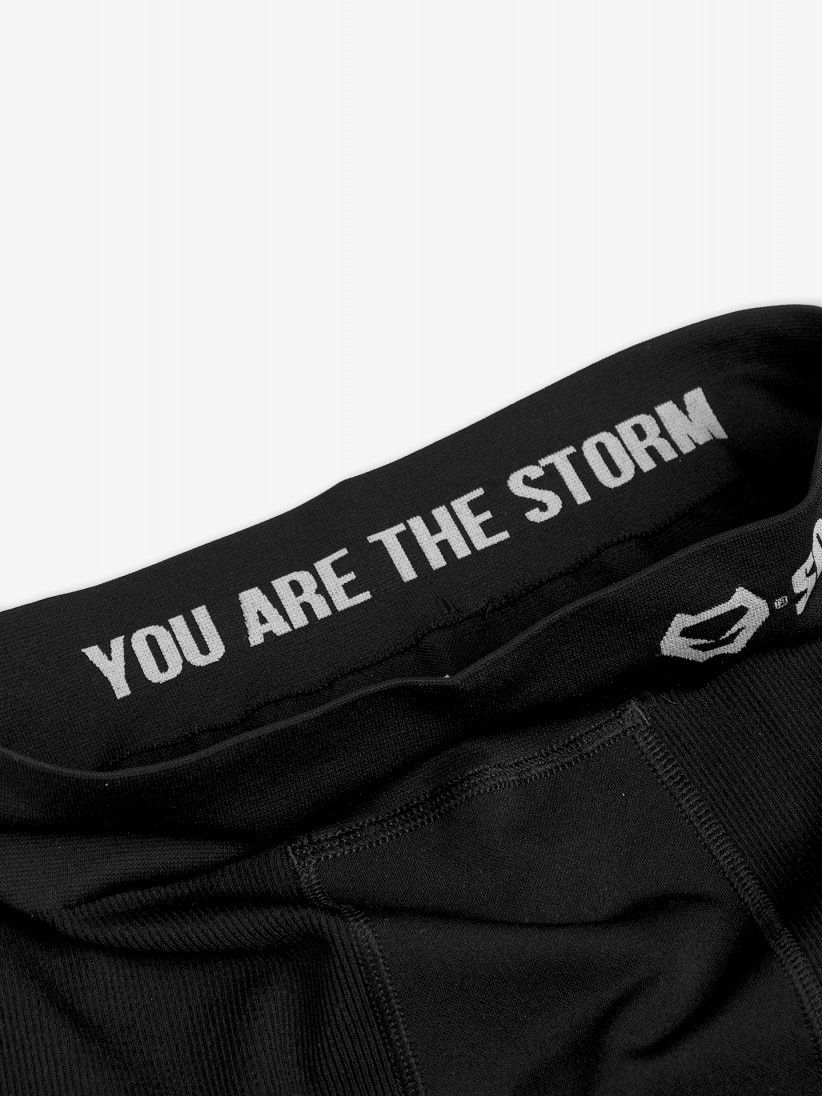 Pantalones Cortos de Compresi�n de Alto Rendimiento Sak Storm Compression Negros Para Hombre
