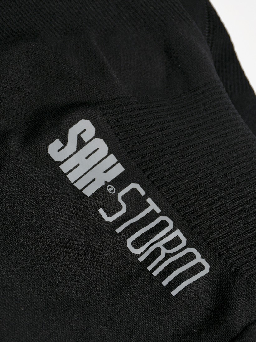 Pantalones Cortos de Compresi�n de Alto Rendimiento Sak Storm Compression Negros Para Hombre