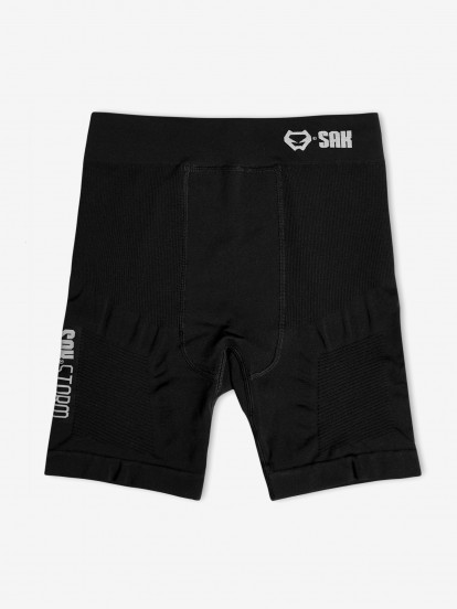 Pantalones Cortos de Compresi�n de Alto Rendimiento Sak Storm Compression Negros Para Hombre
