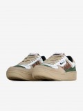 Morrison Zeta Coconut Beige, White and Green Sneakers For Women