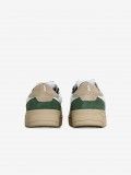 Morrison Zeta Coconut Beige, White and Green Sneakers For Women