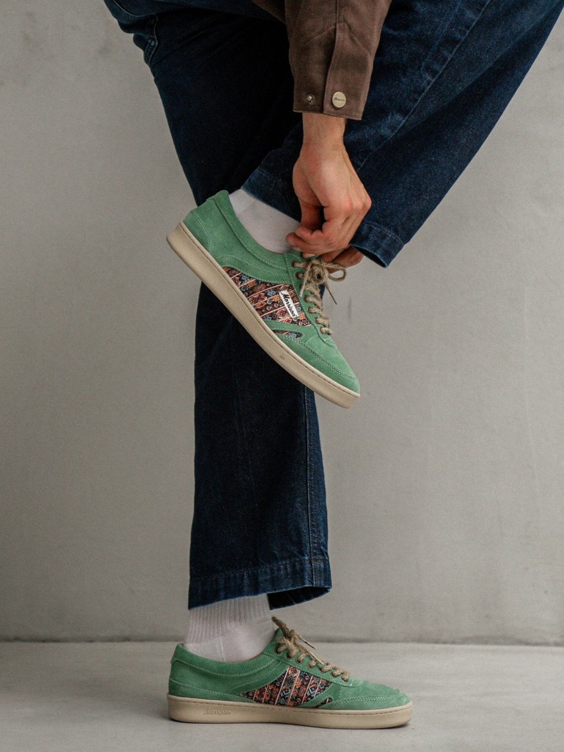 Morrison Nineties Maya Green Sneakers For Women