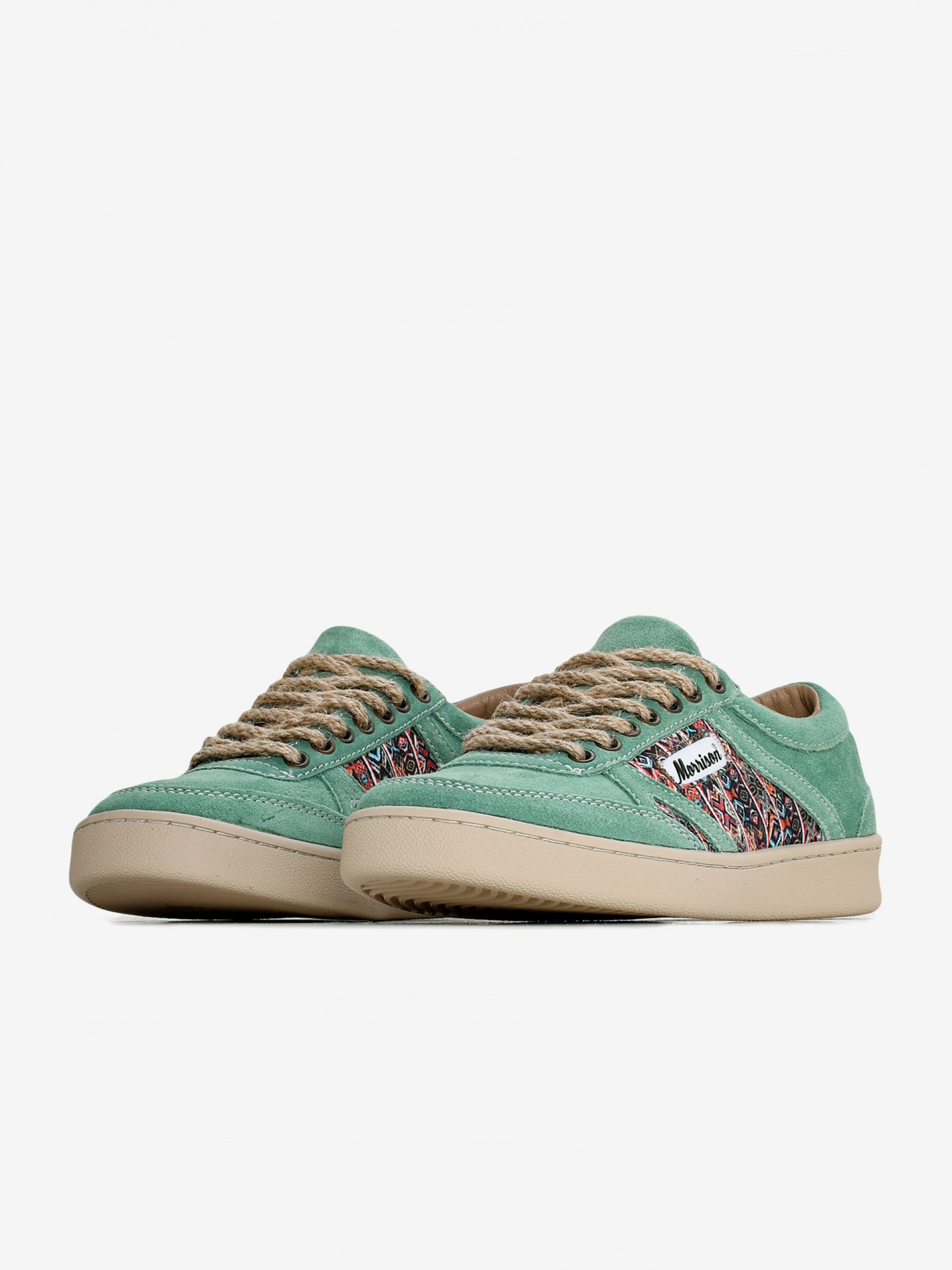 Morrison Nineties Maya Green Sneakers For Women