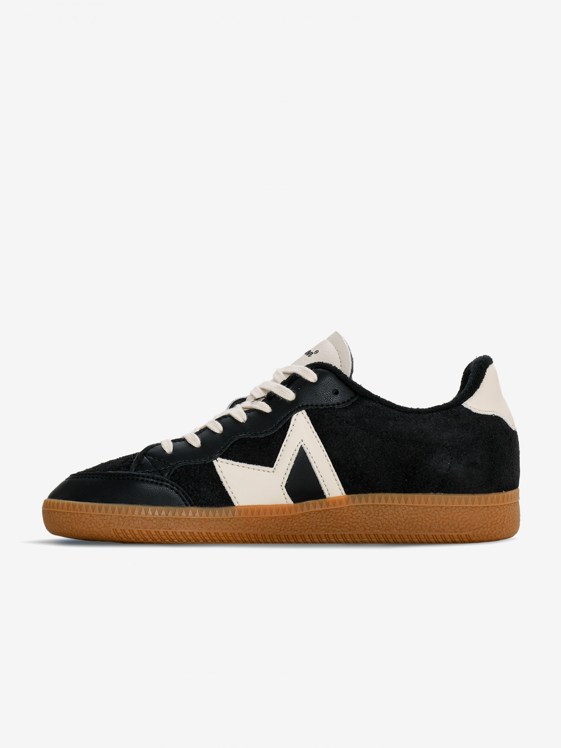 Morrison Moma Caviar Black and Beige Sneakers For Men