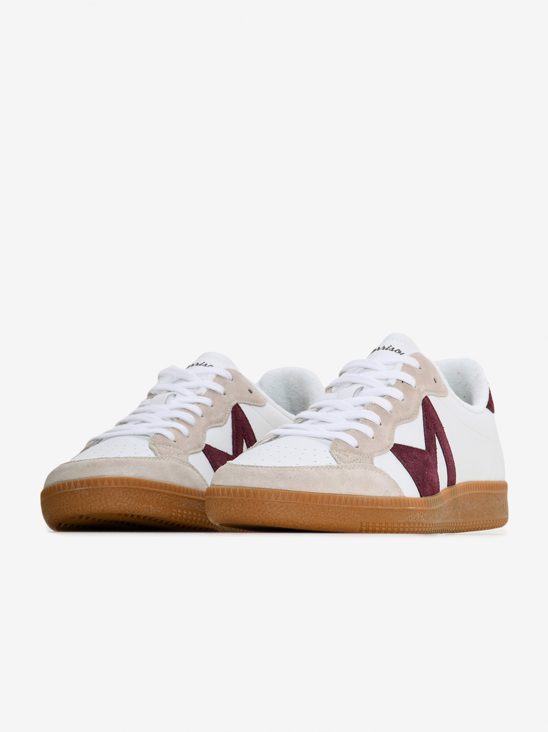 Zapatillas Morrison Moma Cabernet Blancas y Burdeos Para Hombre