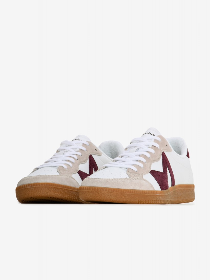 Sapatilhas Morrison Moma Cabernet Brancas e Bordeaux Para Homem