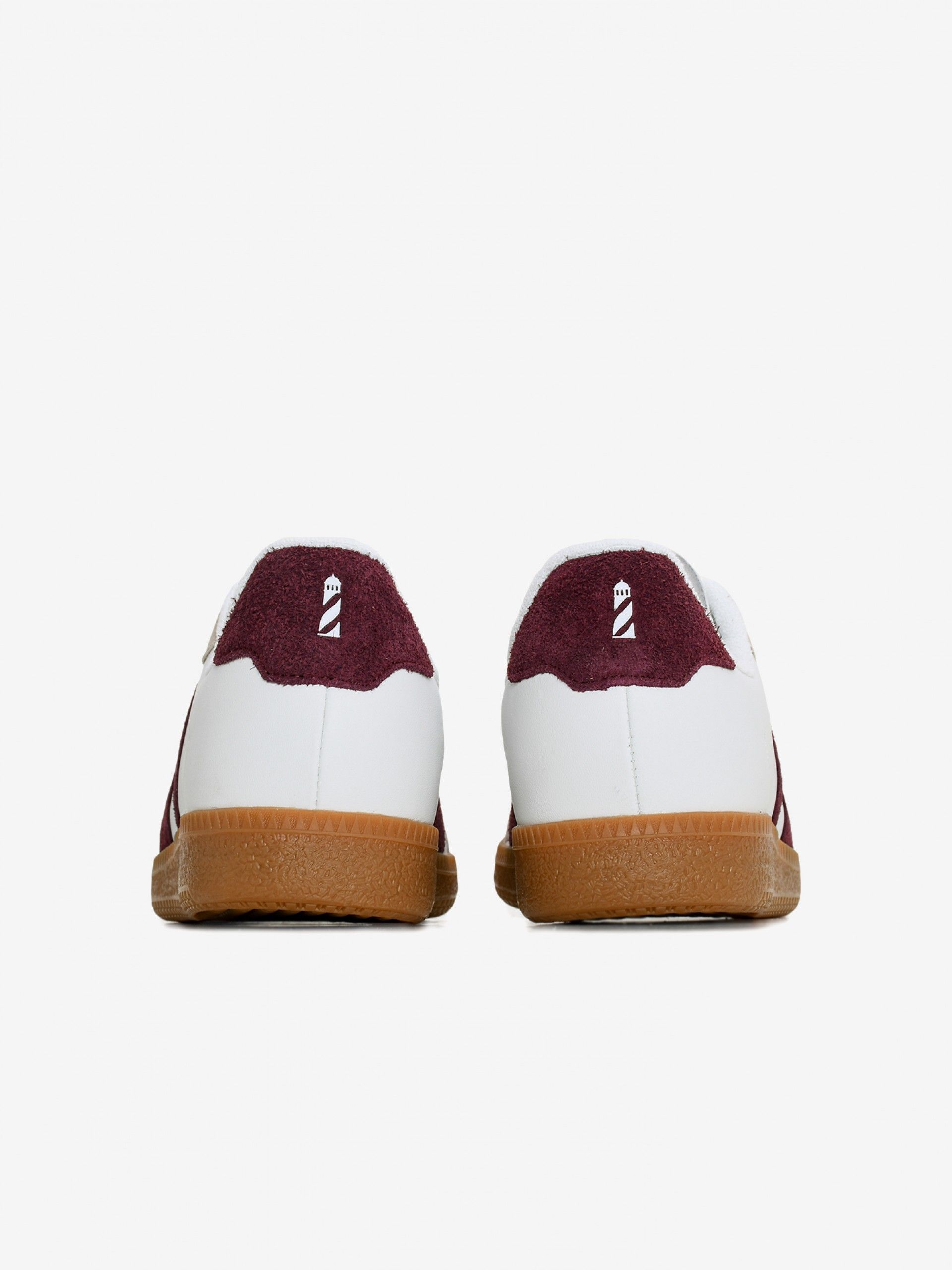 Zapatillas Morrison Moma Cabernet Blancas y Burdeos Para Hombre