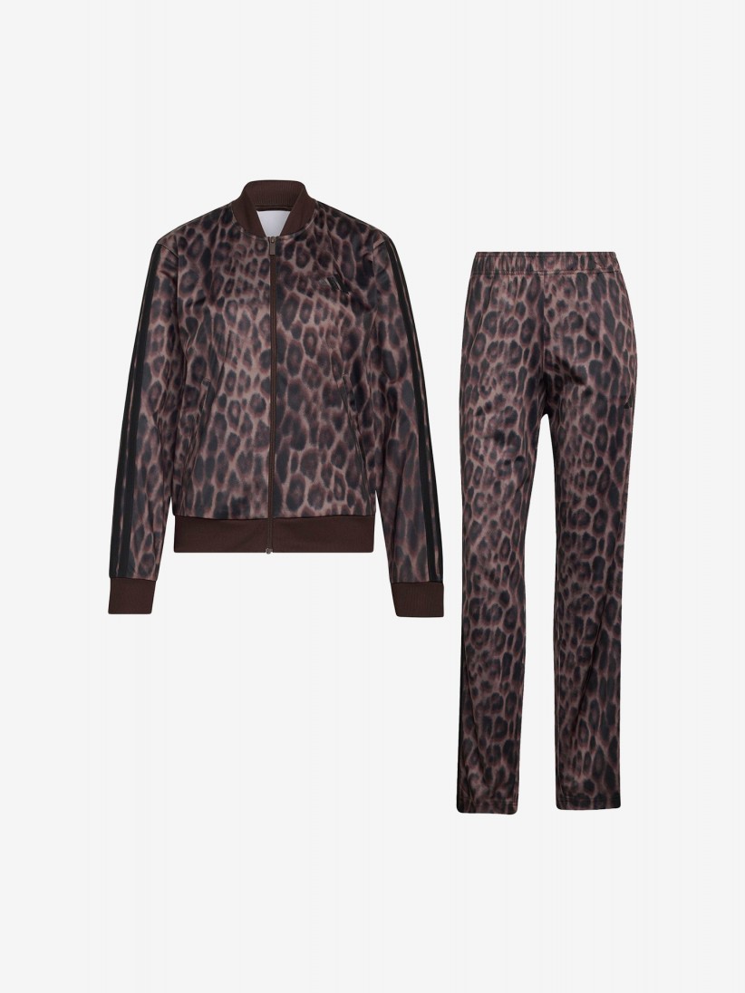 Adidas 3-Stripes Essentials Print Animal W Tracksuit