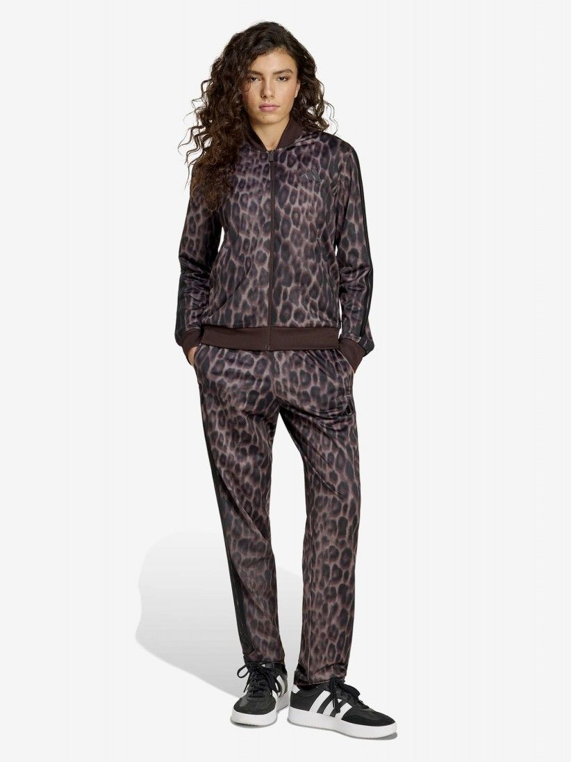 Adidas 3-Stripes Essentials Print Animal W Tracksuit