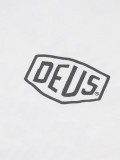 Camiseta Deus Ex Machina Milano Address Blanca y Gris