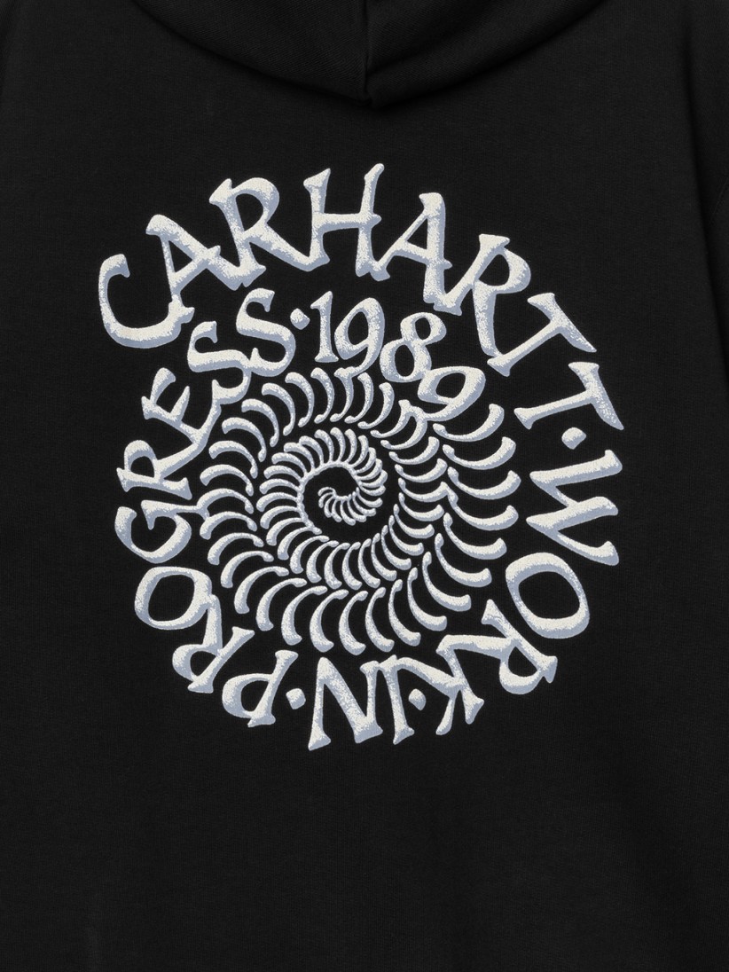 Carhartt WIP Spiral Black Hoodie