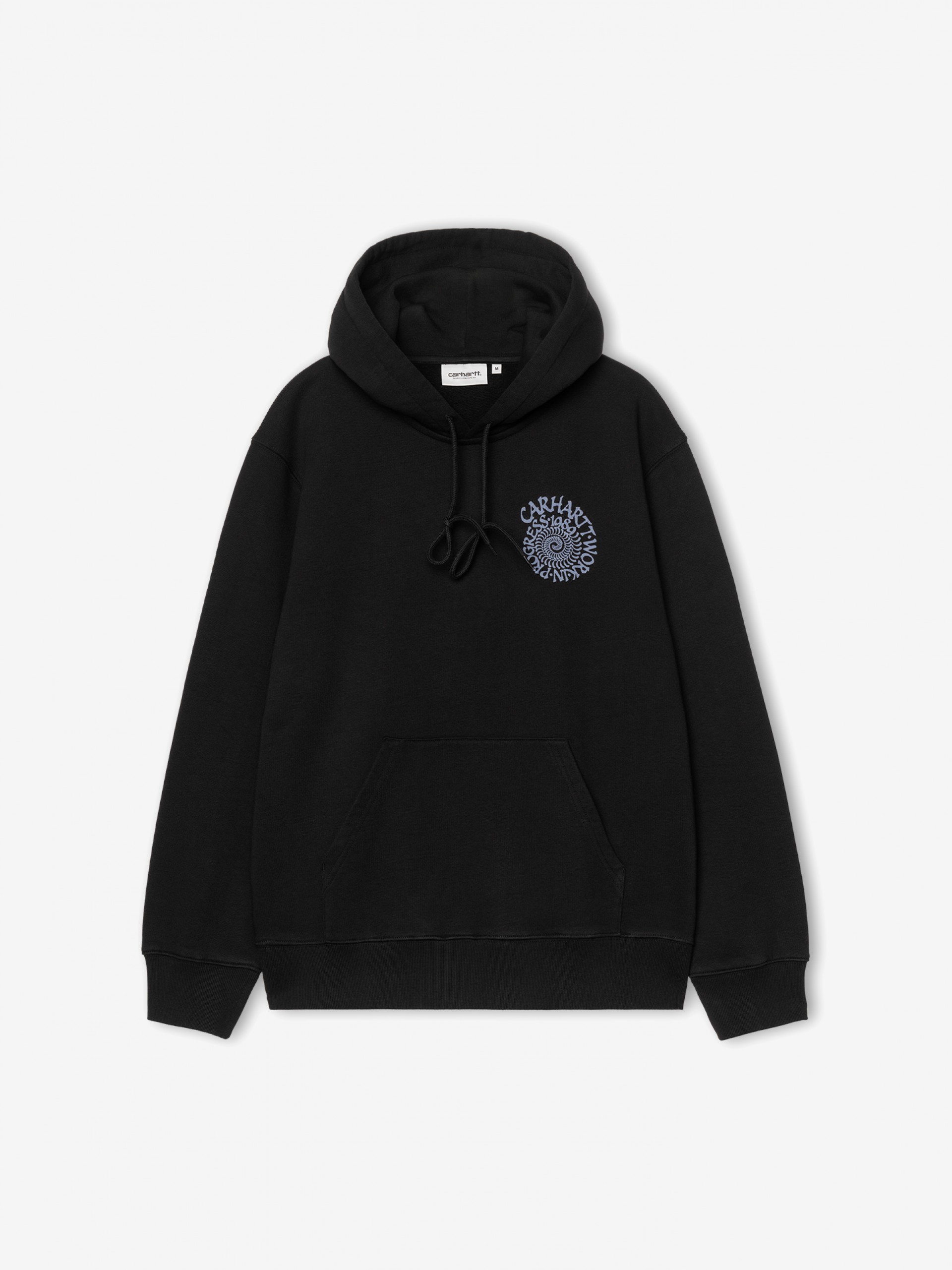 Camisola com Capuz Carhartt WIP Spiral Preta