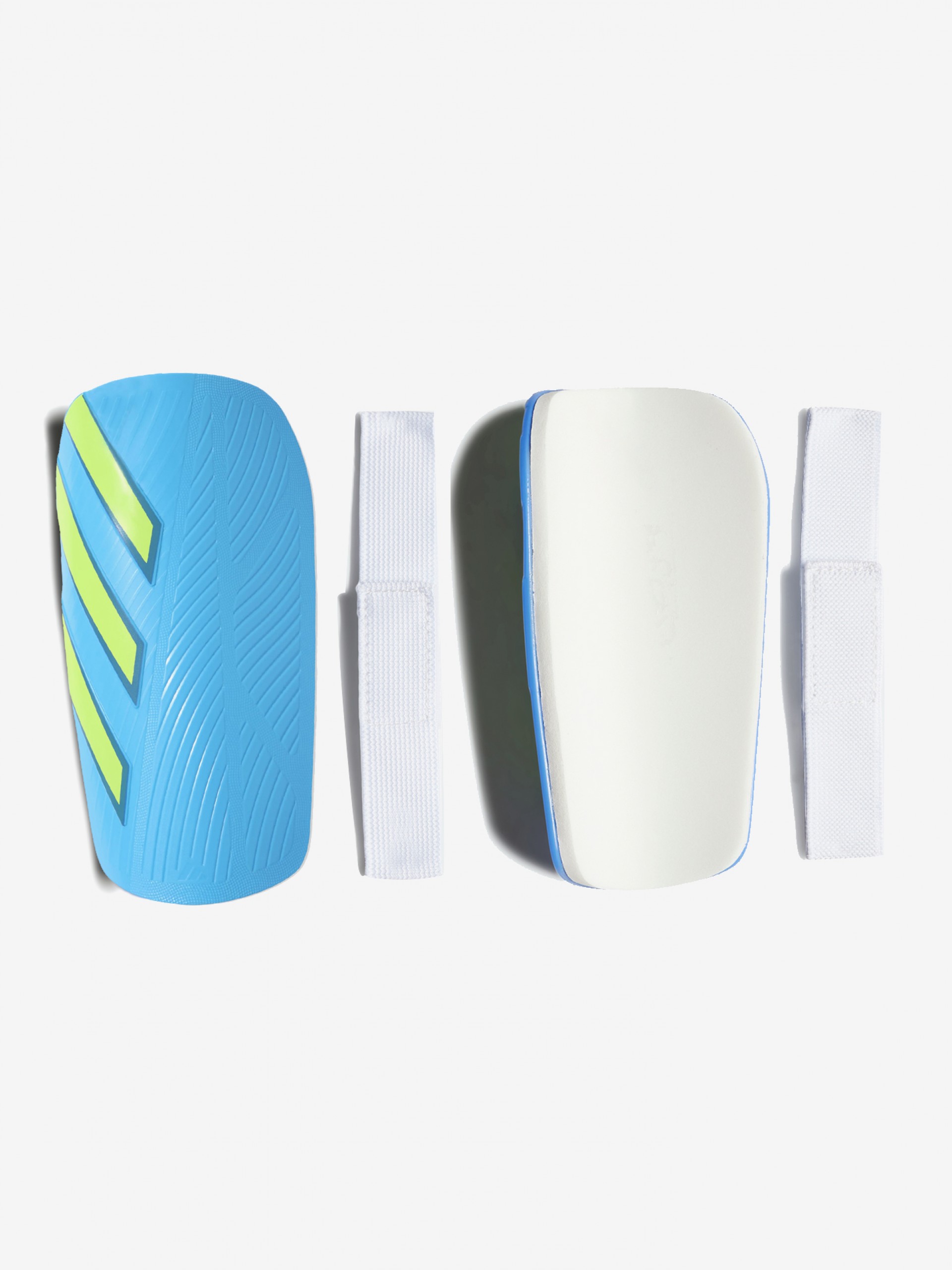 Espinilleras Adidas Tiro Euro Club J Azules y Verdes