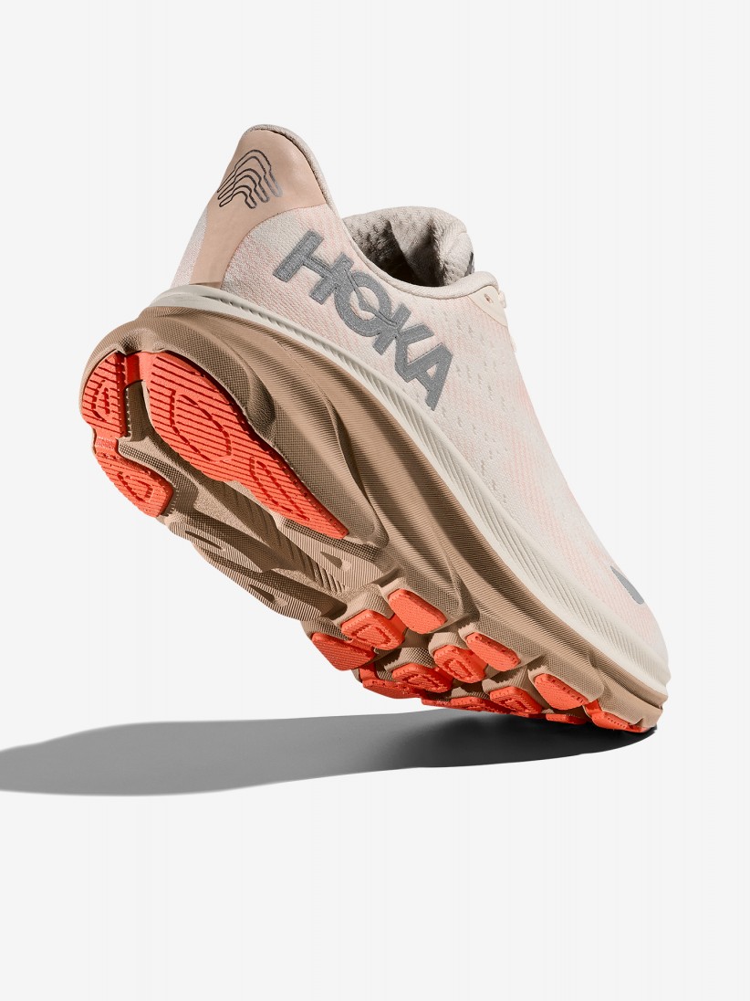 Sapatilhas de Running Hoka Clifton 9 GORE-TEX W Bege