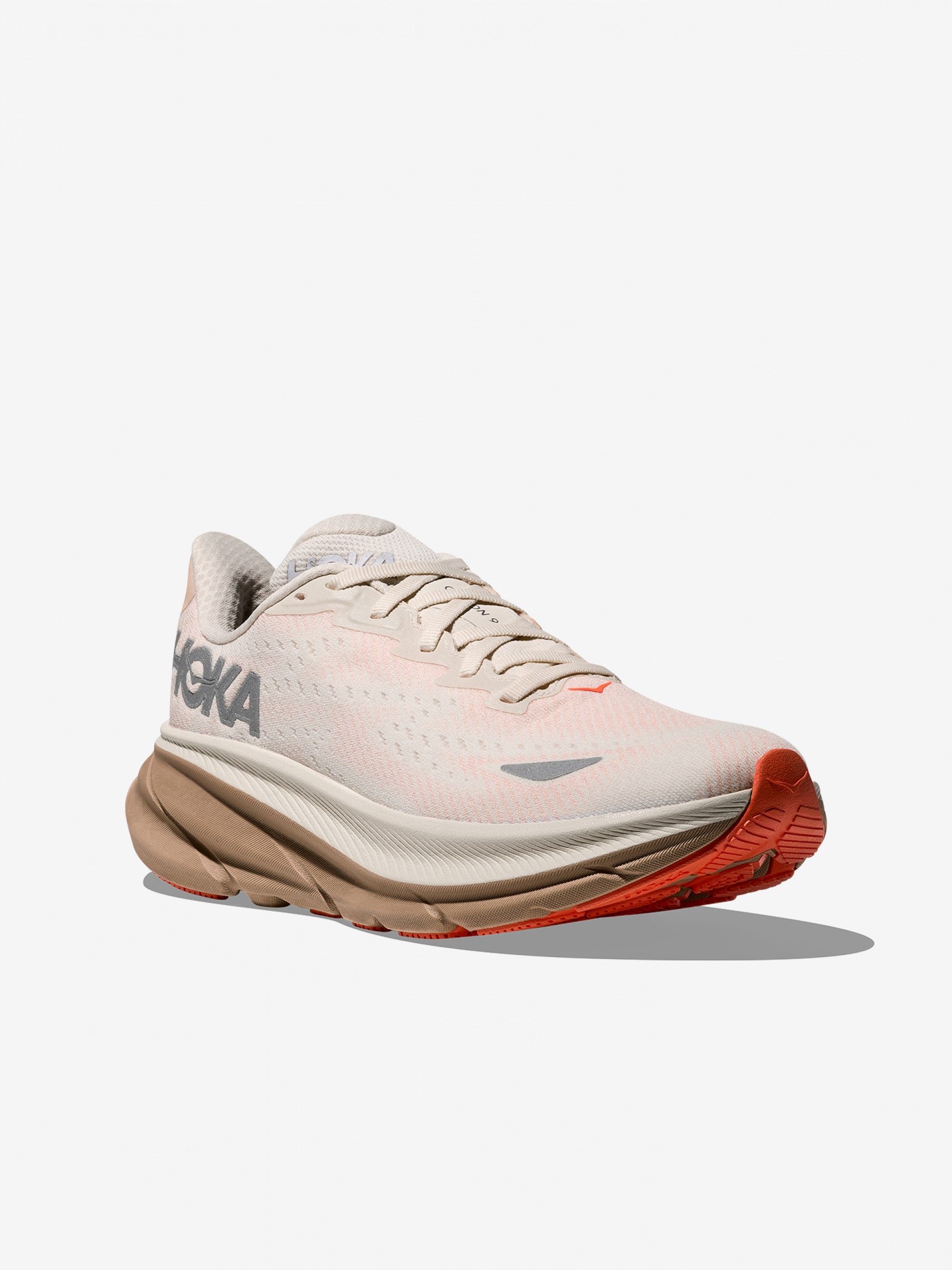 Sapatilhas de Running Hoka Clifton 9 GORE-TEX W Bege