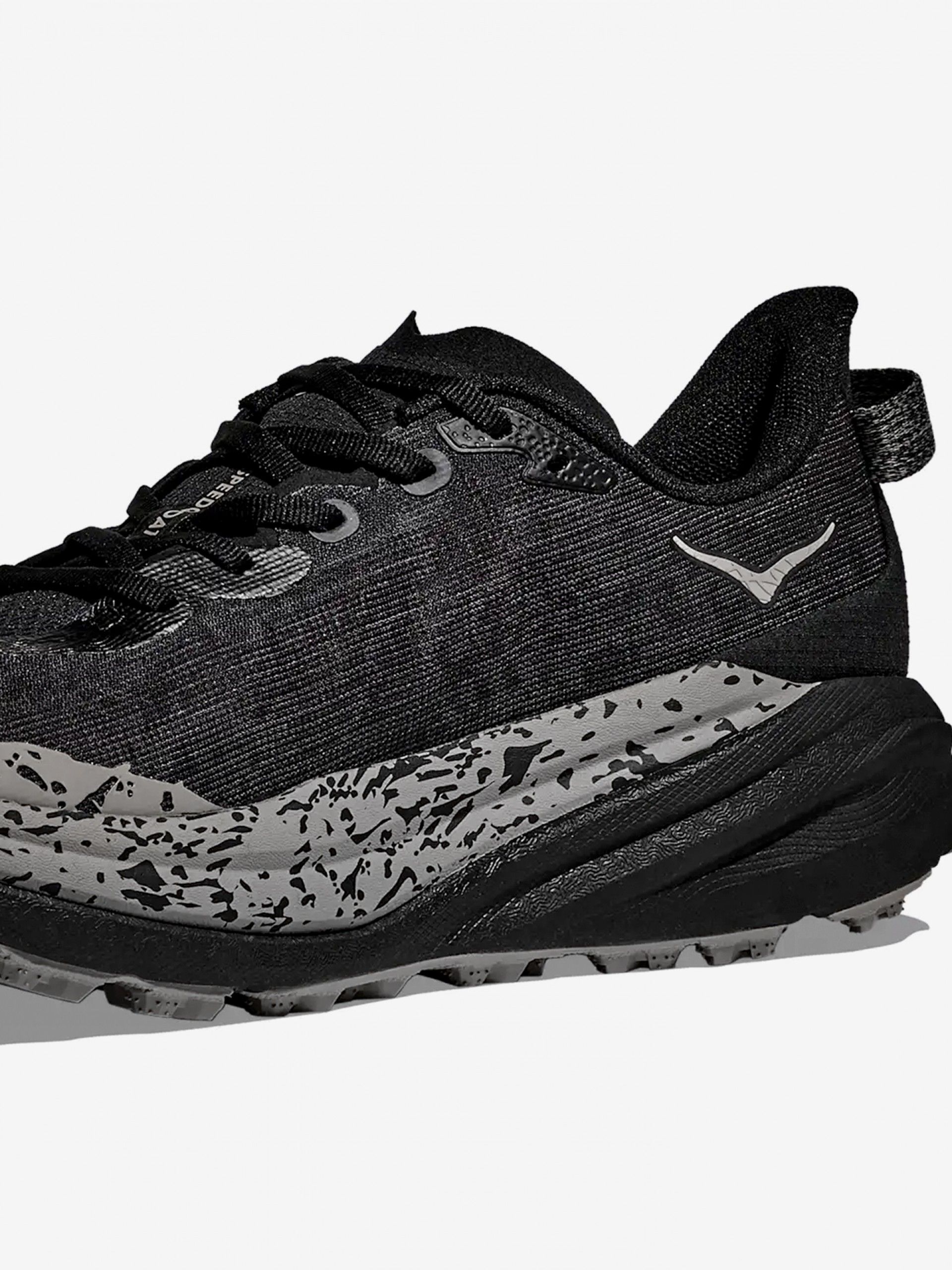 Hoka Speedgoat 6 M Black and Grey Trail Trainers