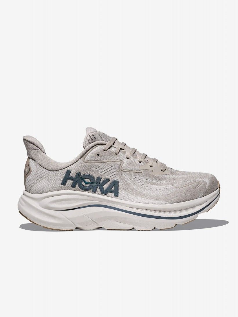 Zapatillas de Running Hoka Clifton 10 M Grises y Azules