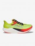Zapatillas de Running Hoka Rocket X 3 M Verdes y Grises