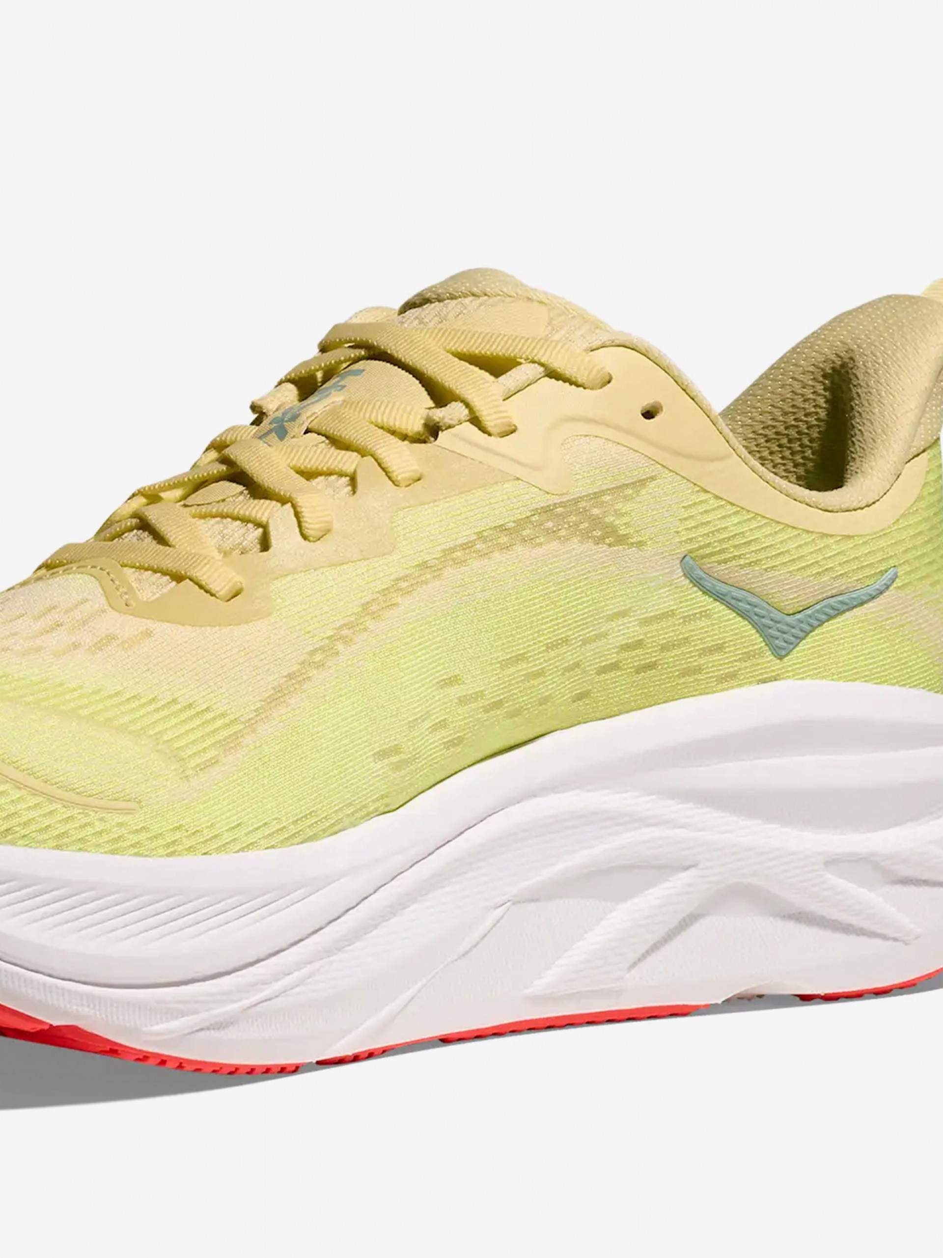 Hoka Skyflow M Green and Yellow Running Trainers