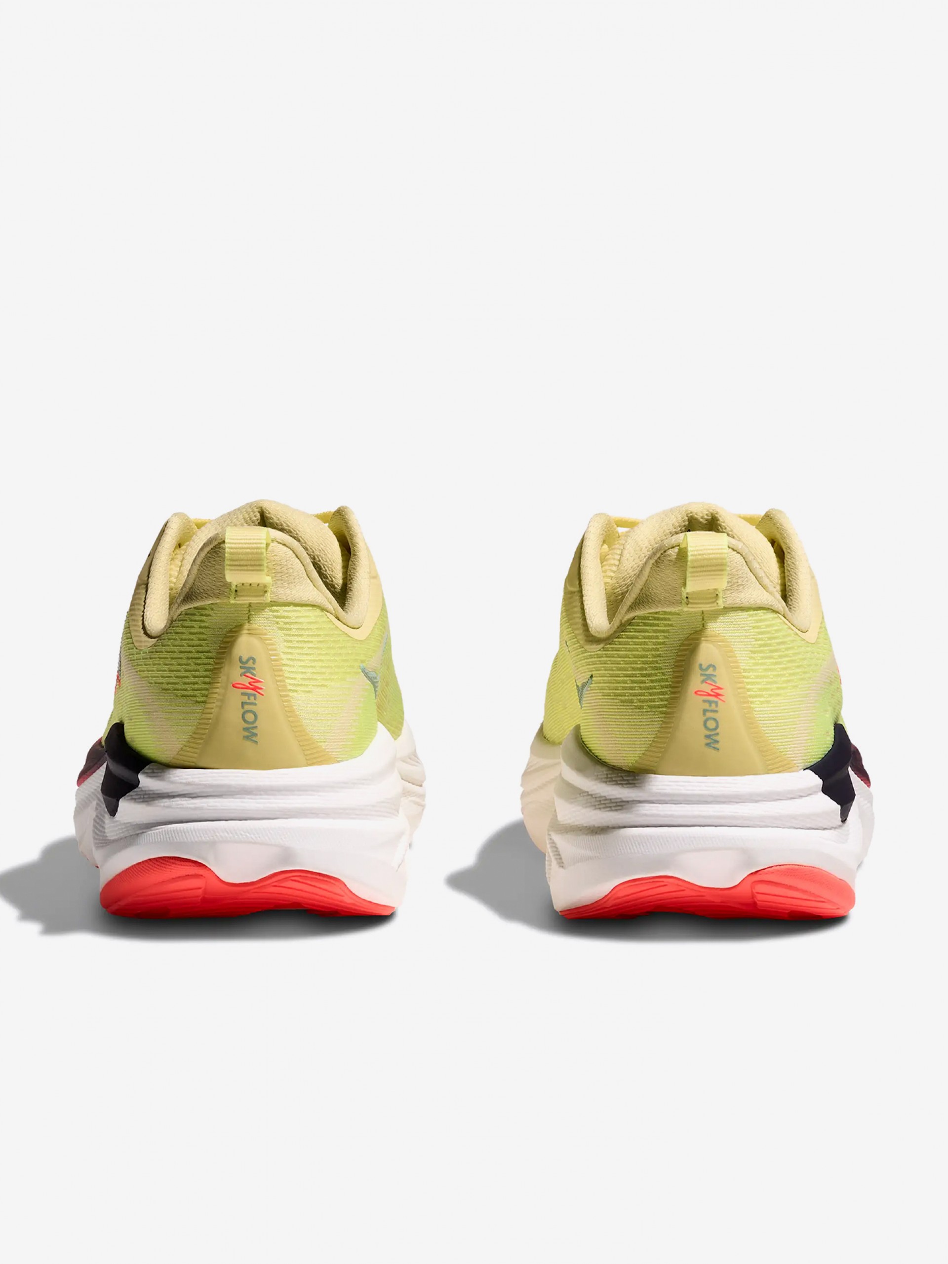 Hoka Skyflow M Green and Yellow Running Trainers