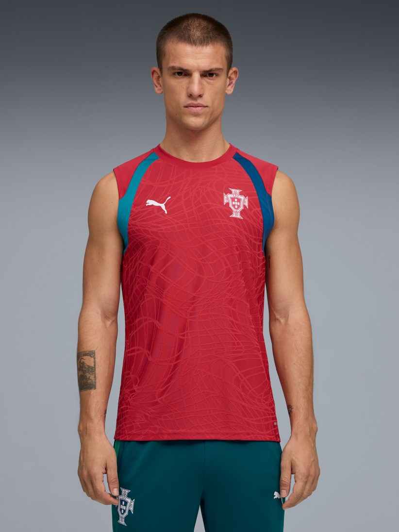 Camiseta de Tirantes de Entrenamiento Puma Portugal 2026 Roja